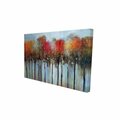 Fondo 12 x 18 in. Abstract & Colorful Forest-Print on Canvas FO2785449
